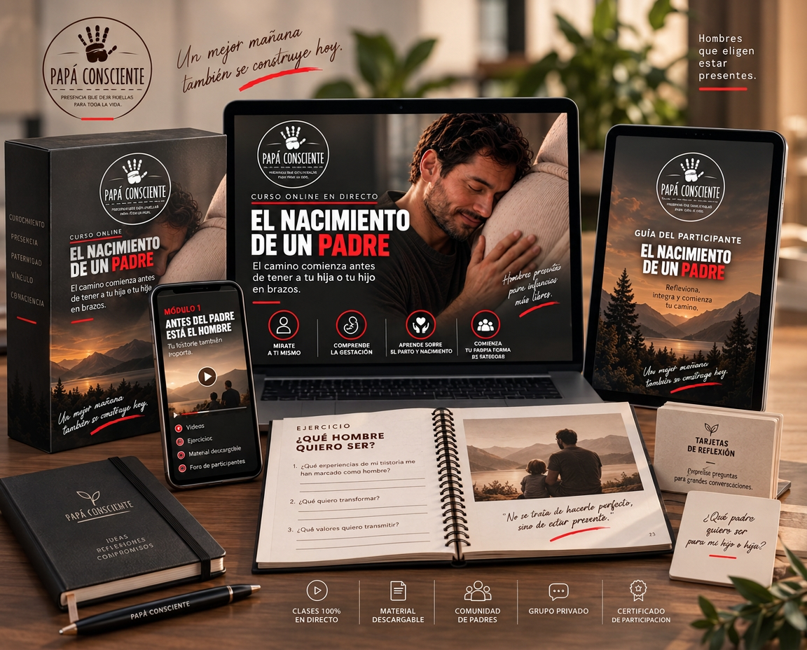 Mockup oficial del curso y sus recursos digitales